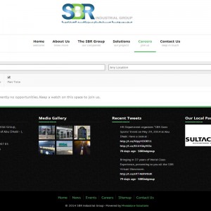 SBR Careers page